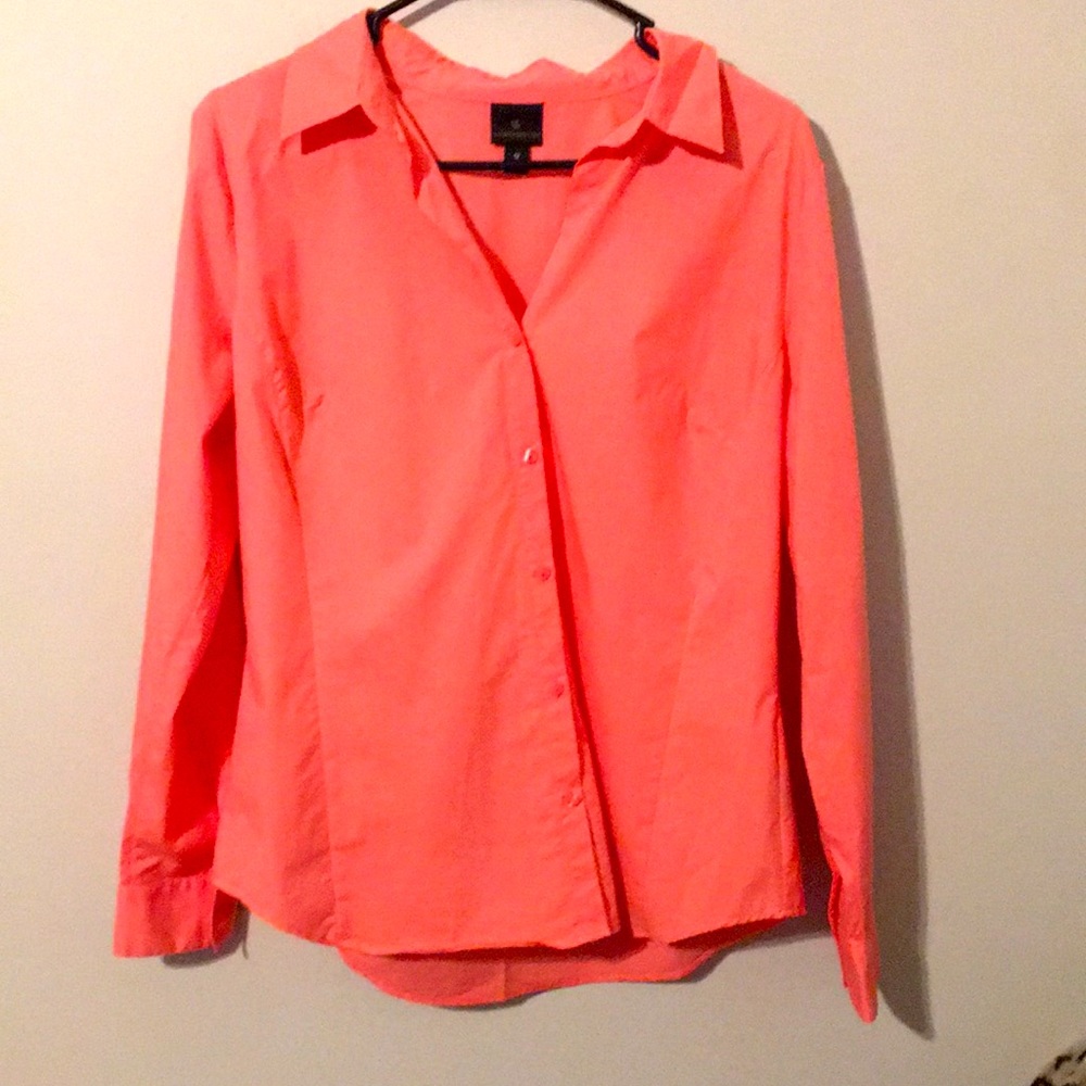 Worthington peach button down